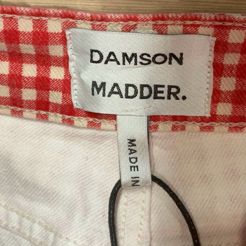 NWT Damson Madder Gingham Capri Jeans UK 6 / US 2 - Picture 11 of 15